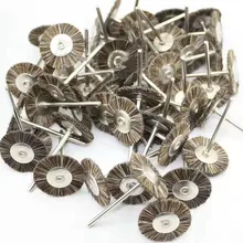 30 шт. зубная лабораторная щетка из конского волоса для полировки колес для вращающихся инструментов Полировка ювелирных изделий материалы для стоматолога 2,35 мм