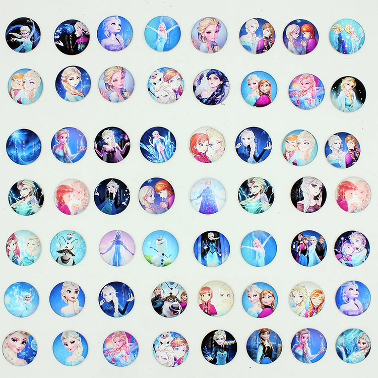 Buy 100pcs/lot 20MM Frozen DIY flatback buttons
