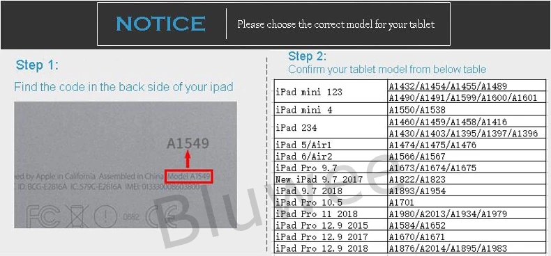 iPad model