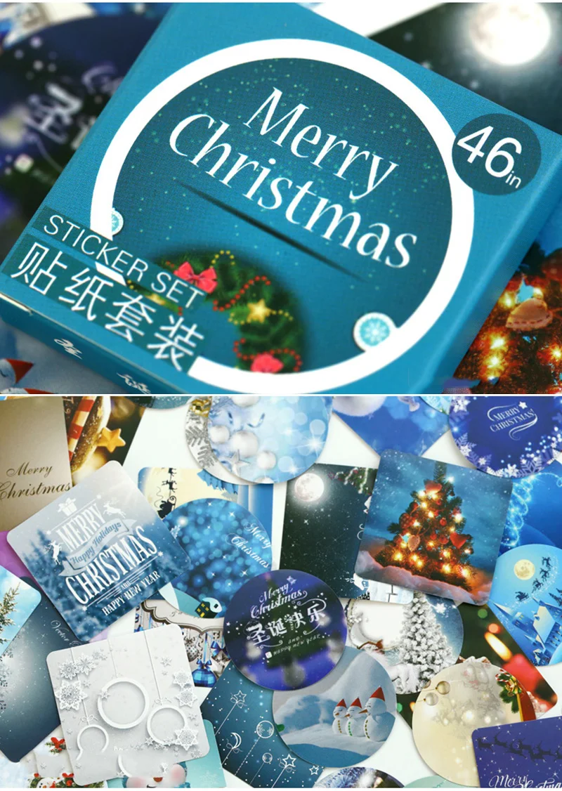 QuickDone-46-PCS-BOX-Merry-Christmas-Label-Stickers-Set-Decoration-DIY-Envelope-Diary-Album-Scrapbooking-Seal-Sticker-MR0096 (5)
