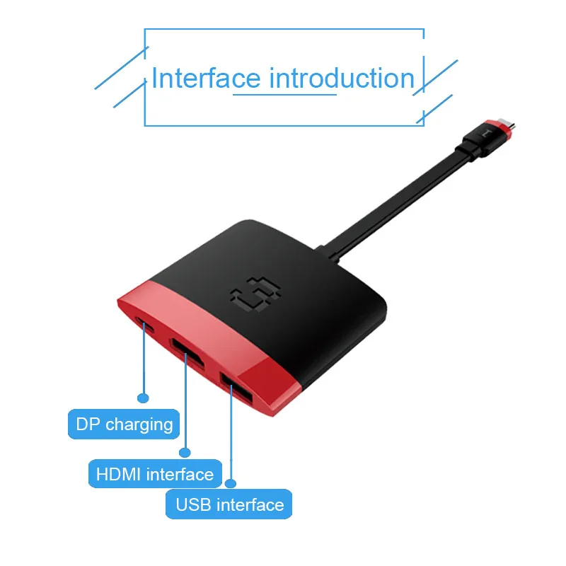 BASIX Тип-C USB Hub адаптер 3 в 1 взаимный обмен данными между компьютером и периферийными устройствами C концентратор HDMI 60HZUSB3. 0 Тип-C переходник с