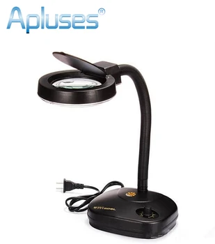 

Adjustable Magnifier 36 LED Glass Lighting Table Lamp 110-220V 5x Or 10x Magnifying glass Desk lamps