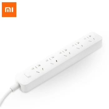 

Xiaomi Mi 5 Power Sockets Smart Power Strip Plug Intelligent Electrical Power Adapter Independent Safety Door with Nonslip Mats