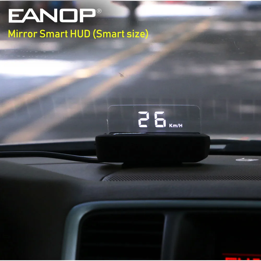 Проектор скорости EANOP Mini HUD автомобильный прибор для измерения с дисплеем OBD2