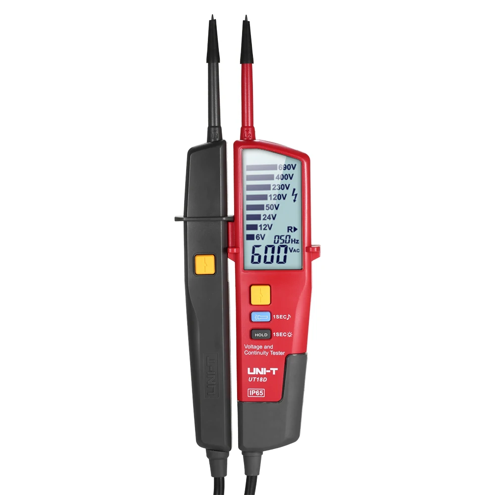 

UT18D Digital Voltmeter Pen Volt Meter Voltage Detector Mini Voltage Meter Continuity Tester Phase Of 3-phase AC Power Indicator