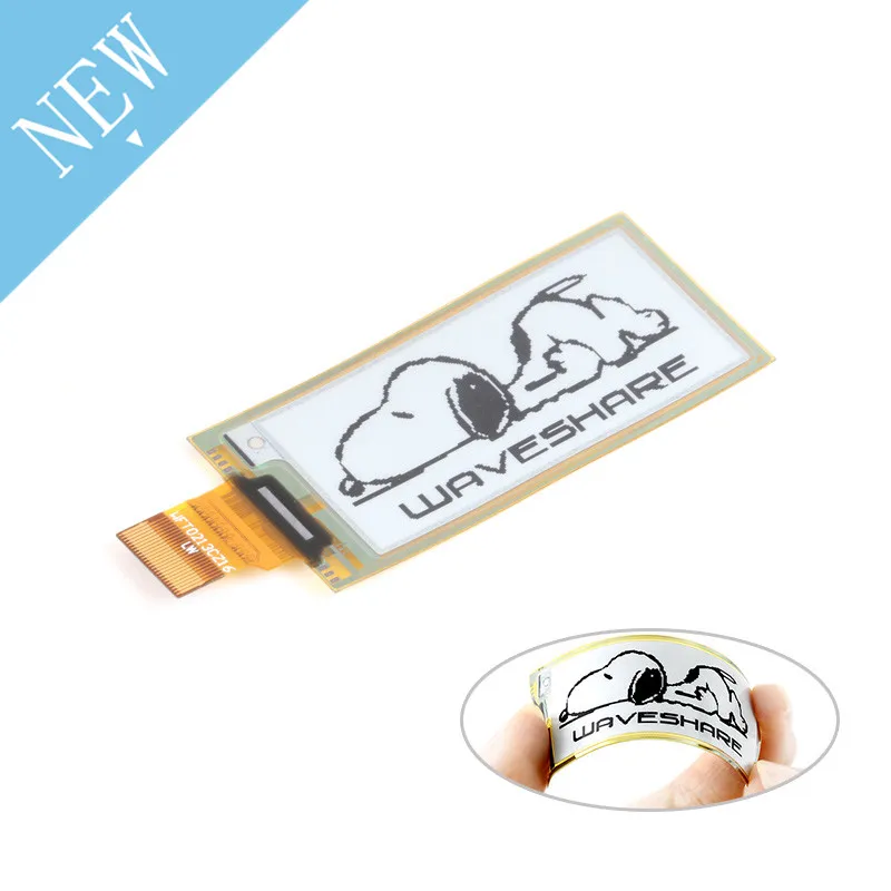 Waveshare 212x104 2 13 дюймовый гибкий E-Ink дисплей raw черный/белый двухцветный e-paper panel SPI