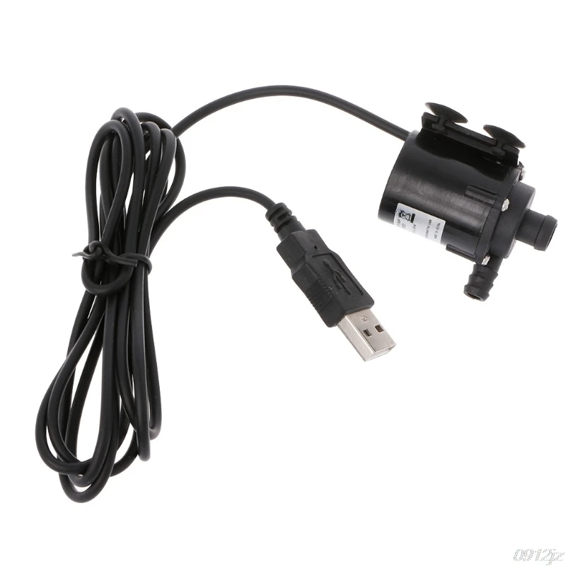 Бесщеточный погружной водяной насос мини USB DC 12 В для охлаждения автомобиля
