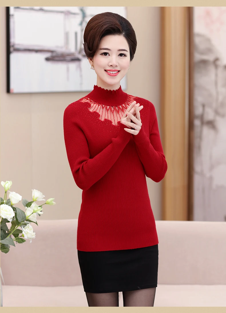 XJXKS женский длинный рукав водолазка свитер 2018 осень и зима новая мода Бриллиантовая удобная ткань женский свитер пуловер