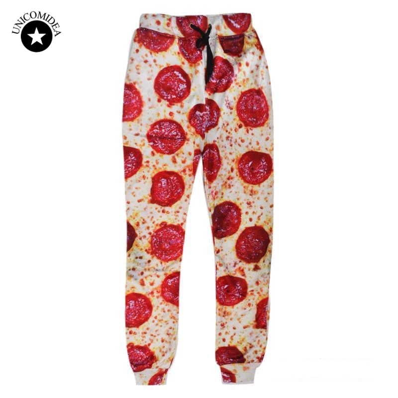 

3D Joggers Pants Men Casual Loose Trousers Funny Pizza Sweatpants Bottoms Men's Clothing Unisex Hip Hop Style Pantalon Homme