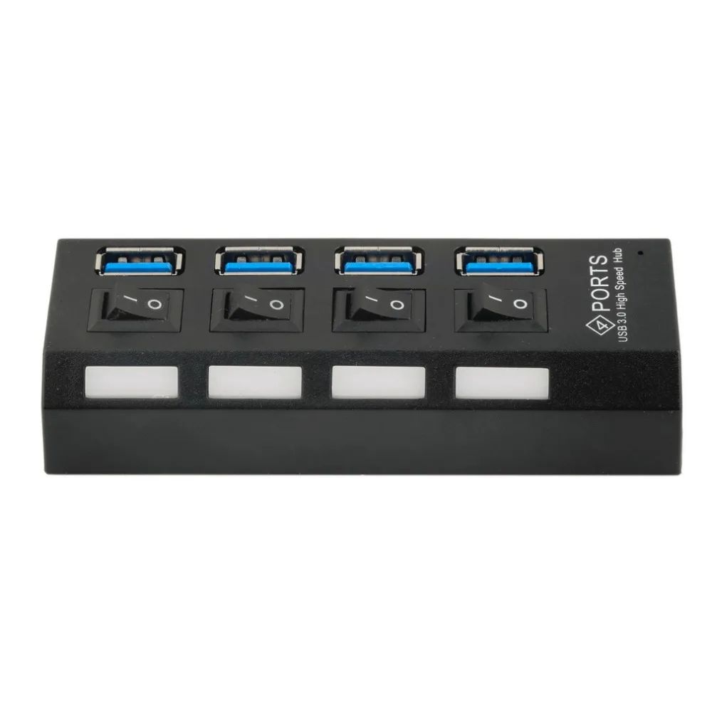 USB 3 0 Hub 4 Порты супер Скорость 5 Гбит/с 4-Порты и разъёмы для Windows Mac OS Linux PC