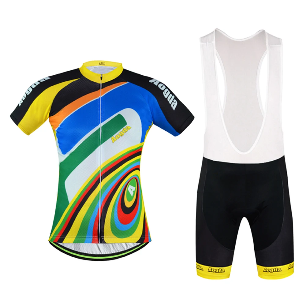 Mountain Bike Clothing Short Sleeve 2017 Men Colorful Cycling Jerseys