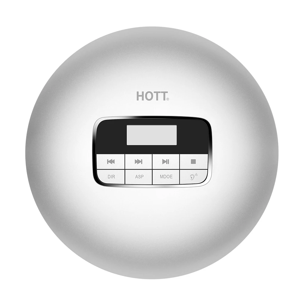 Портативный CD плеер HOTT CD511 ЖК дисплей анти Скип автомобильный AUX mp3 плеер|CD-плееры|