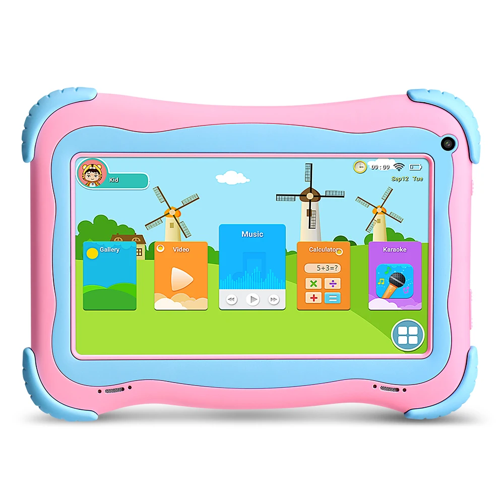 

Yuntab 7 Inch Q91 Android Tablet Allwinner A33 touch screen 1024 * 600 Tablet PC 1GB+16GB Iwawa Software Games Educational