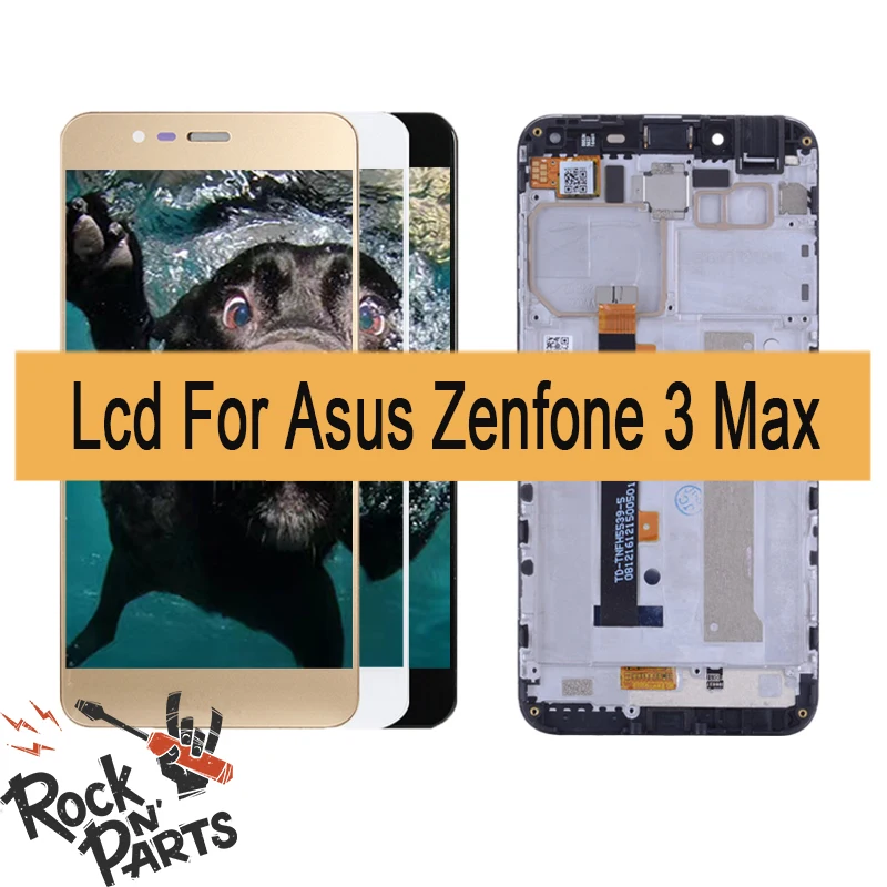 

5"100%new For Asus Zenfone 3 Max X008D ZC520TL Display LCD with Touch Screen Digitizer for Asus X008D LCD