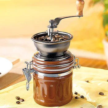 

Stainless steel hand coffee mill beans ceramic manual coffee grinder coffee mill