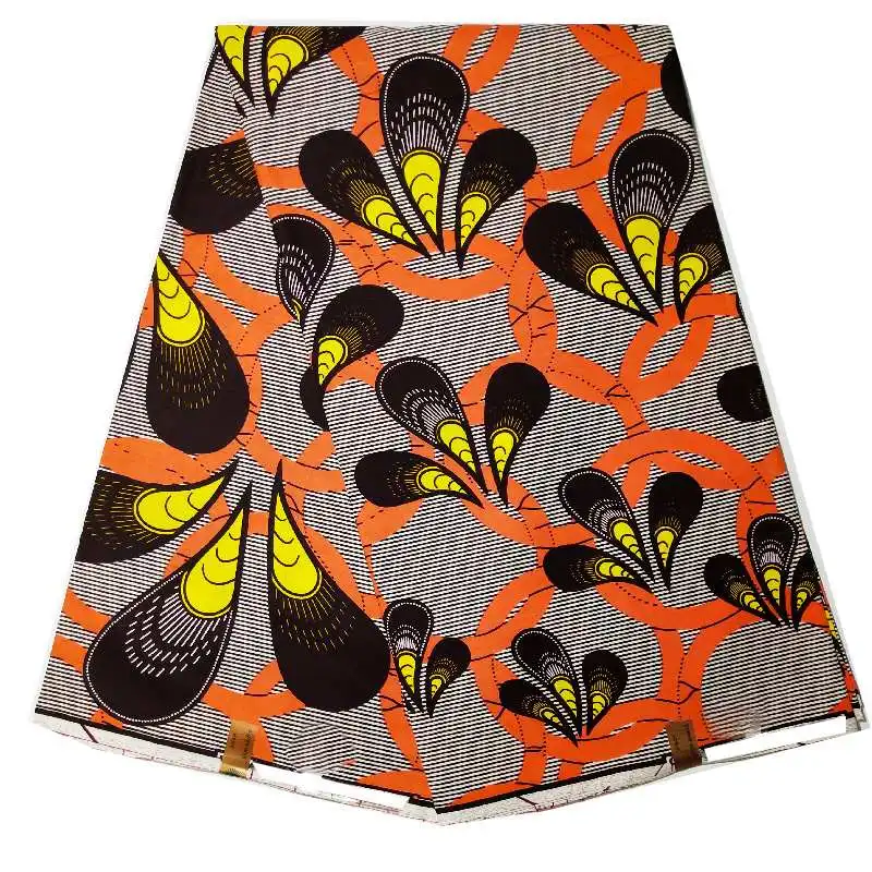 Последний Африканский в нигерийском стиле Анкара воск печати ткань Гана цветок стиль обычный хлопок мягкая модная вощеная ткань