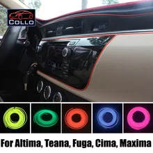 9M A Set EL Wire For Nissan Altima Teana Fuga Cima Maxima Car Romantic Atmosphere Lamp