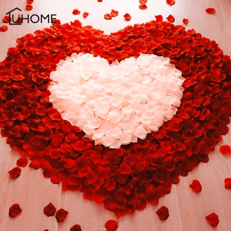 

Wholesale 1000pcs/lot 5*5cm Colorful Silk Atificial Rose Petals Flowers for Wedding Party Event Decorations Artificial Petals