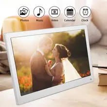 12,5 дюймовый ips экран 1920*1080 металлический цифровой фоторамка Электронные часы MP3 киноплеер