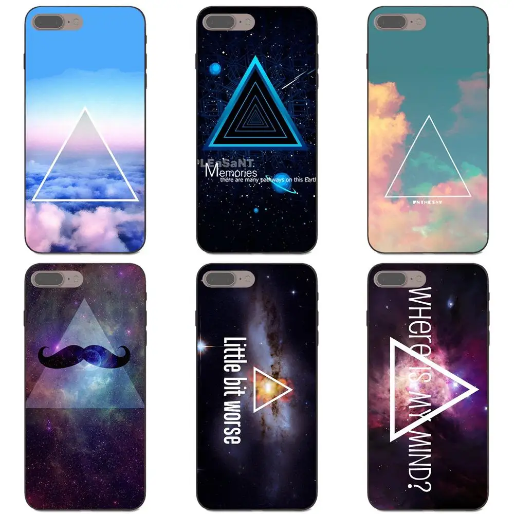 لينة سيليكون TPU الأسود الهاتف المحمول الأسود ل Xiaomi Redmi ملاحظة 2 3 4 4A 4X5 5A 6 6A زائد برو S2 Y2 المتناثرة الرياح علامة مثلث