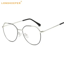 Металлические круглые очки прозрачная Золотая оправа очки Мода оптика очки с прозрачными защитными стеклами женские мужские поддельные очки женские UV400 Gafa