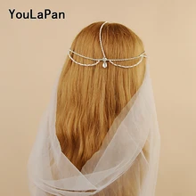 Youlapan HP149 свадебная тиара свадебная диадема с украшением в виде кристаллов свадебная прическа Аксессуары свадебные украшения для волос Свадебная повязка для волос