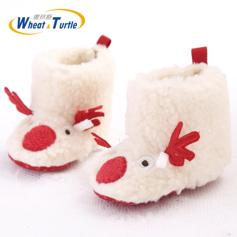 

Mother Kids Baby Shoes First walker Baby Girl Winter Booties Hand-made Anti-silp Boots Fashion Baby Girls Shoes Snow Warm Boots