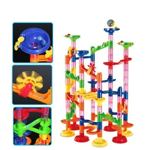 3D model Building block Construction Marble Run ball Roller coaster toy 105 PCS Marble Race Run