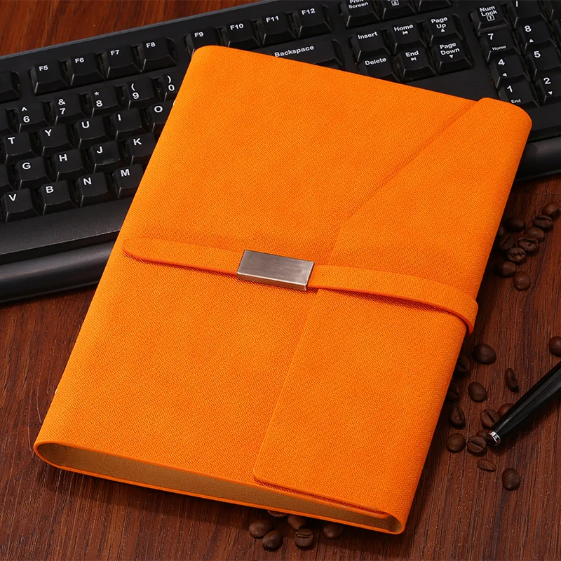 ORANGE SFENG 814 Южная Корея A5 блокнот бизнес кожаный чехол для записной книжки 1 шт - Цвет: ORANGE
