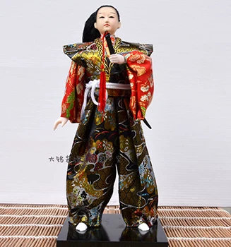 32 см японский самурай, японский воин, кукла из смолы, ручная работа, миниатюры, японский стиль, украшение для дома, ремесло, daming - Цвет: style 10