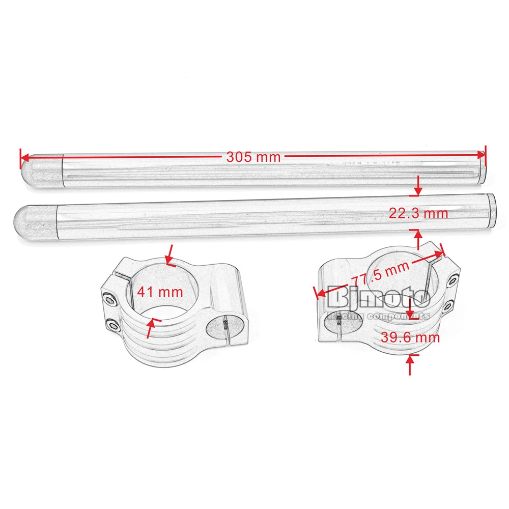 CNC руль мотоцикла клип на вилку рукоятки зажим для Yamaha YZF R3- YZF R25 2013- YZF-R3 ABS MT 03