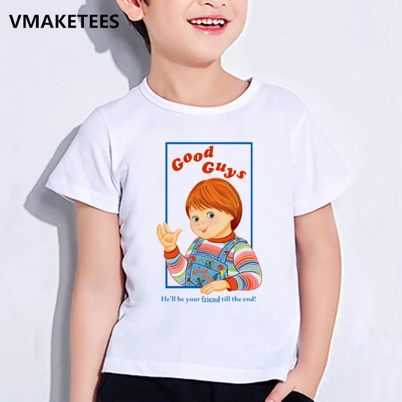 Детские летние футболки с короткими рукавами для девочек и мальчиков детская футболка с принтом «хорошие мальчики» Повседневная забавная одежда для малышей HKP5113