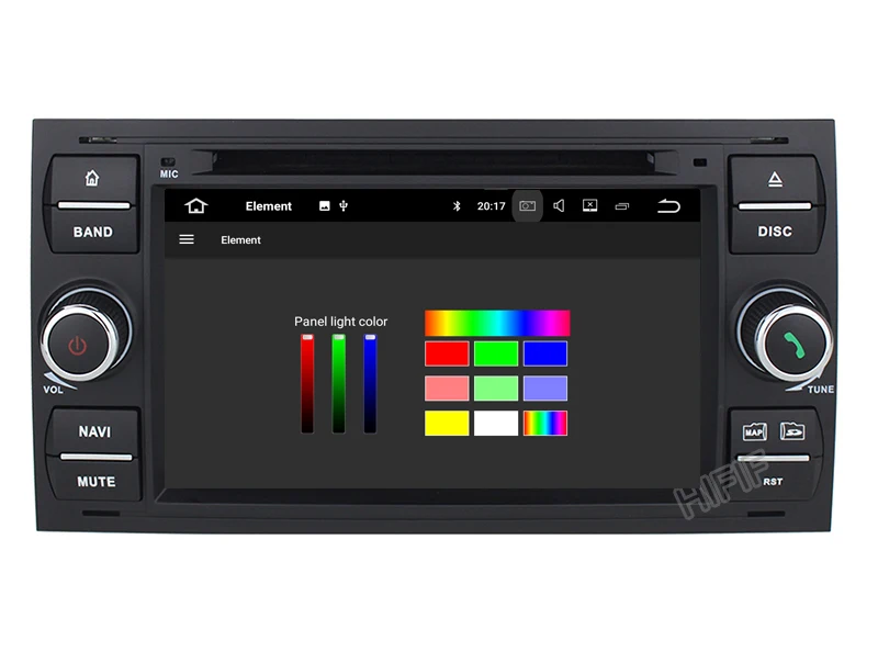 Cheap Android 8.0 Two Din 7 Inch Car DVD Player For Ford Focus Kuga Transit Bluetooth Radio RDS USB SD Steering wheel control Free Map 12