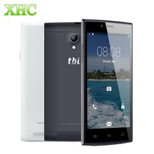 Ursprüngliche THL T6C 5,0 ”Android 5,1 Lutscher Smartphone MTK6580 Quad Core 1,3 GHz RAM 1G ROM 8G WCDMA 3G Handy Tropfen Shiping