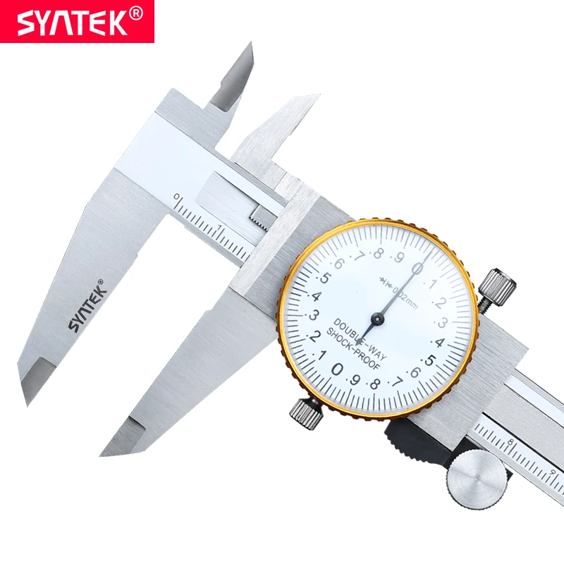Штангенциркуль Syntek с циферблатом 6 &quot8&quot 12 &quot150 200 300 мм метрический Калибр
