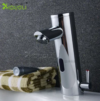 

Hot and cold water basin on the latest deals intelligent automatic infrared sensor faucet copper XDL1514