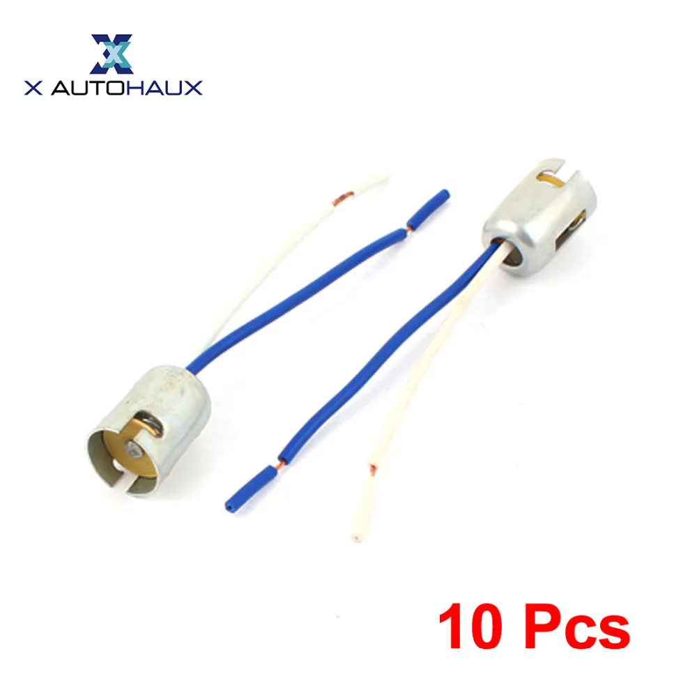 10 шт. параллельные автомобильные тормозные лампы Ba15s S25 1156|connector led|connector 10connector socket
