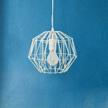 

JAXLONG Nordic Restaurant Simple Creative Bird Cage Decor Pendant Lamp Living Room Bedroom Lighting Fixture Loft Pendant Lights