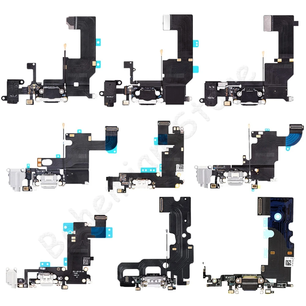 

High Quality USB Charger Port Connector Dock Charging Flex Cable For iPhone 7 8 6 6s Plus Dock Connector With Mic Flex