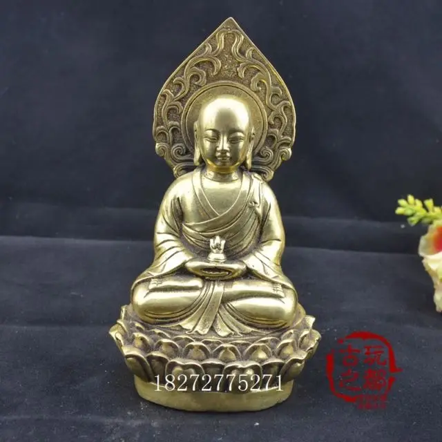 

Китай бутик коллекция антикварная имитация чистой меди Bodhisattva
