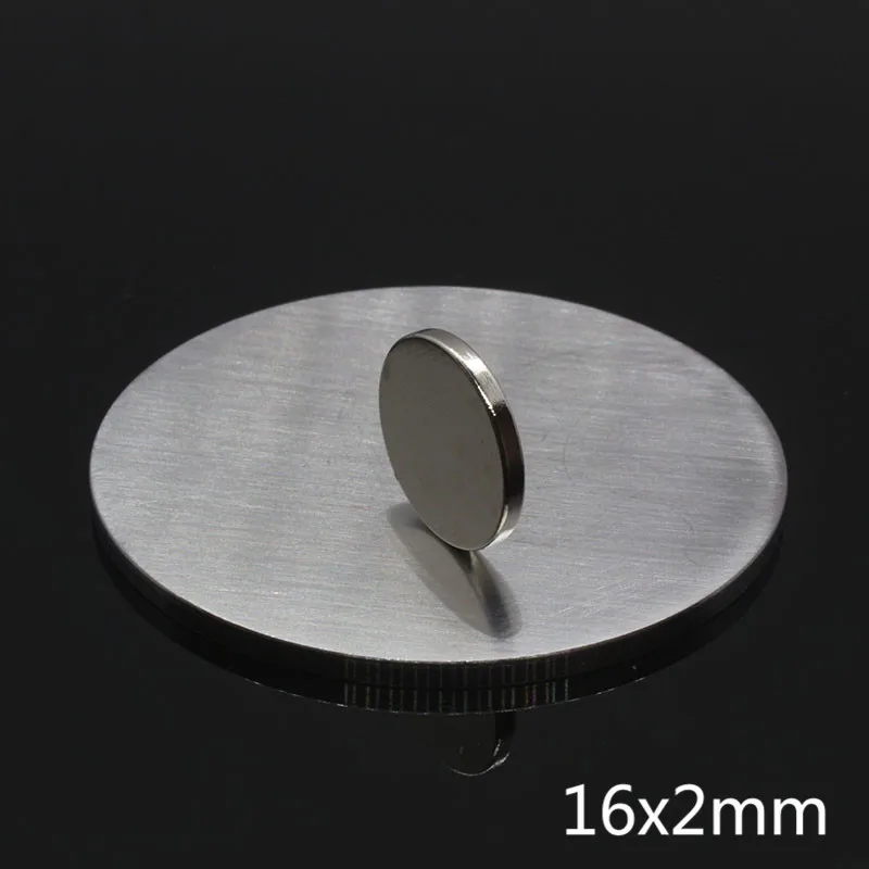Мм 5 шт. 16x2 мм супер сильный мм 16x2 мощный магнитный диск Круглый магнит N35 NdFeB редкоземельных перманентнеы неодимные магниты 16*2