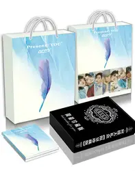 [MYKPOP] GOT7 роскошный подарочный набор CD + открытка + фото книга + фото карты + Breastpin + закладки + Кристалл карты + Бумага сумка SA18110708