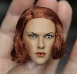 Коллекция 1/6 Черная Вдова 2,0 Scarlett Johansson голова для 12 ''женские тела цифры