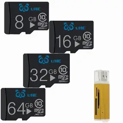 Micro SD 32 Гб карты памяти 64G class10 вспышки microsd карт 16 GB 8 GB 4 GB tf карты с card reader Мини Подарки