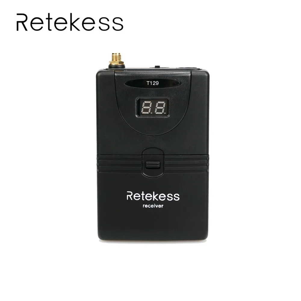 

RETEKESS 2.4GHz Digital Wireless Receiver for Simultaneous Translation Audio-visual education Tour Guide System with Earpiece