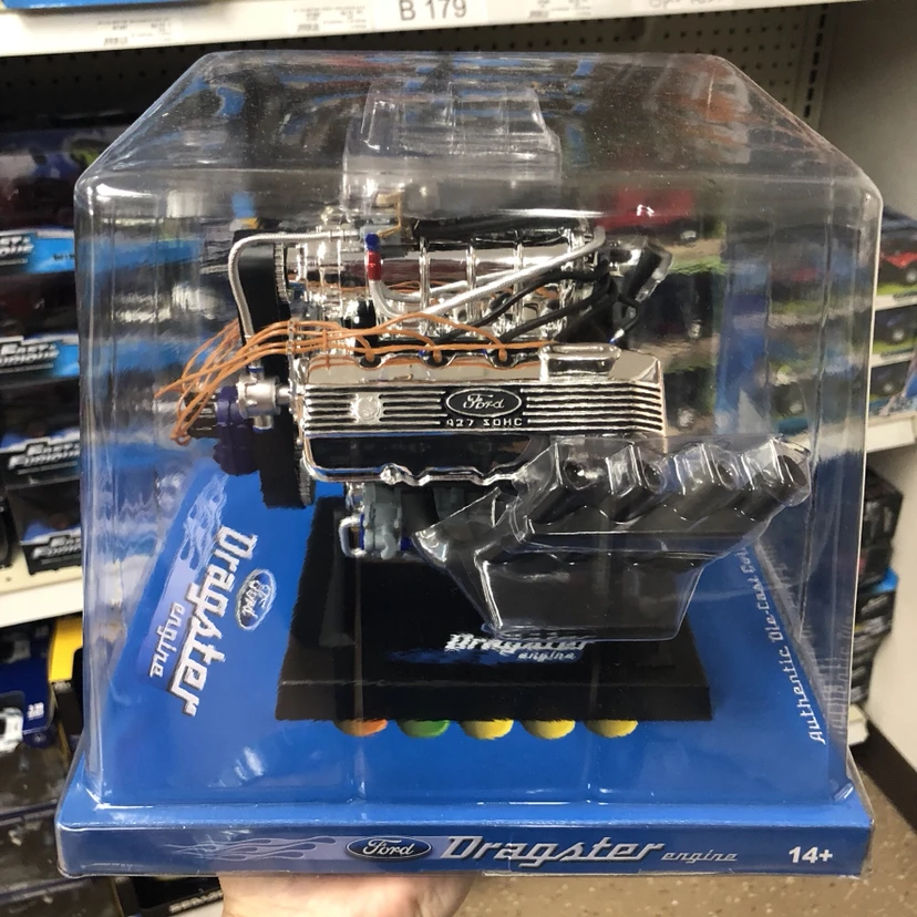 Модель двигателя 1:6, американская классика, FORD Dragster, подвижный повторный ограниченный подарок