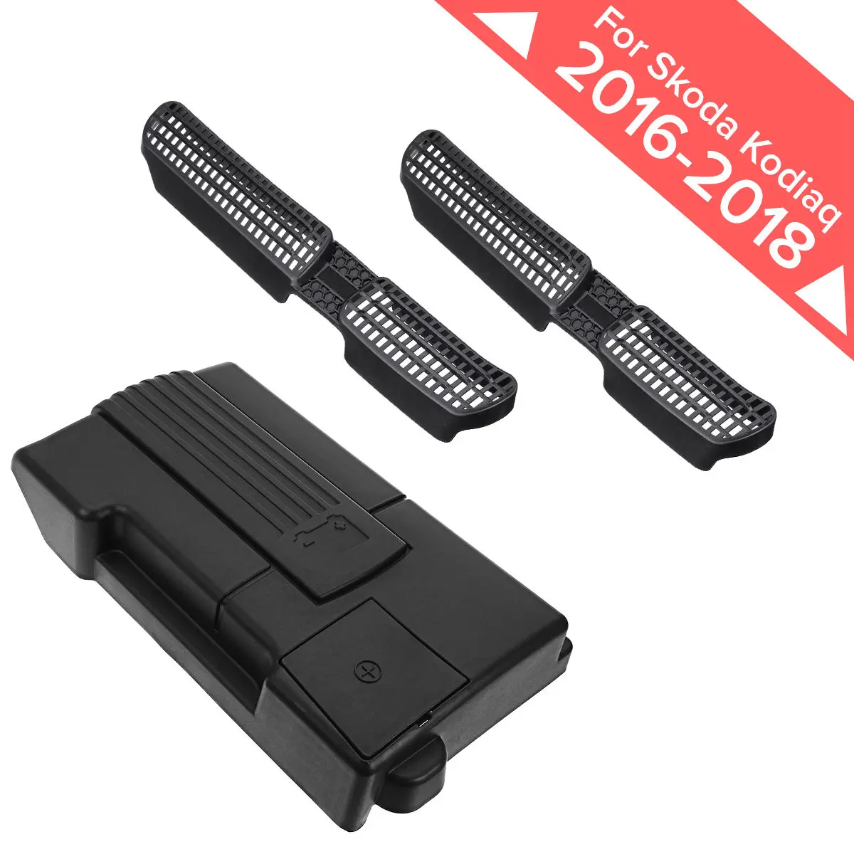 

Engine Battery Dustproof Cover Negative Electrode Protective Shell w/AC Cover For Skoda Kodiaq Octavia 5E (A7) for VW Tiguan L