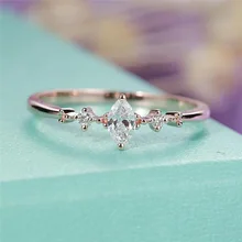 Tisonliz Изящные Простые Кольца с кристаллами глаз для женщин, шикарные кольца, нежные медные кольца для свадьбы, помолвки, модные ювелирные изделия, бижутерия