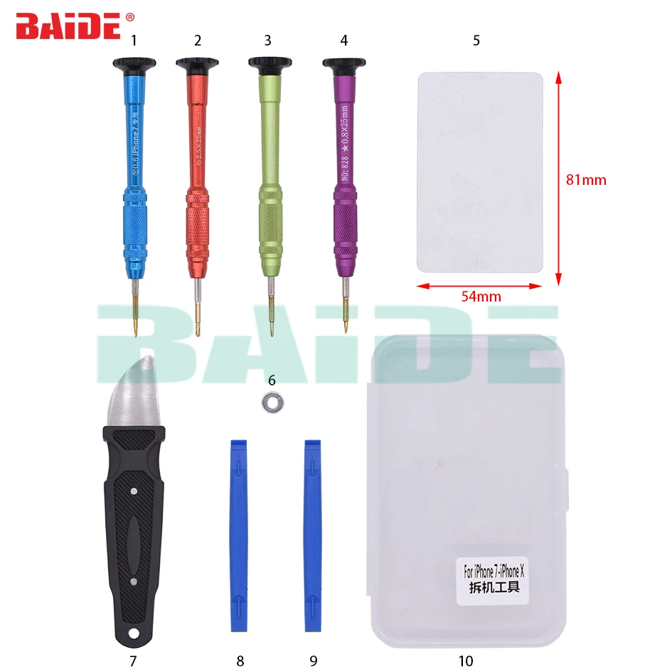 for iPhone X tools kit