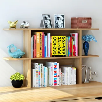 

Desktop shelf creative computer desktop bookshelf simple modern desk information file storage cabinet